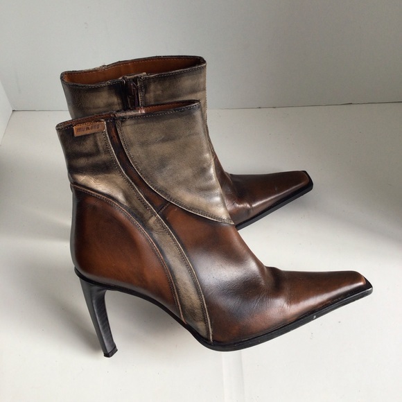 MUSTANG Multi-color heeled Boots. Size 40 - Picture 1 of 10